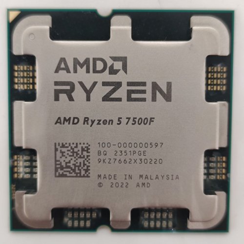 Процессор AMD Ryzen 5 7500F 3.7(5.0)GHz 32MB sAM5 Tray (100-000000597) (Восстановлено продавцом, 886404) купить в Украине: Киев, Днепр, Харьков, Одесса  | Проверка совместимости, низкая цена, отзывы, характеристики от TELEMART фото