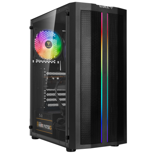 Корпус Gamdias AURA GC3 Tempered Glass без БЖ (4712960137141) Black (Відновлено продавцем, 886405) купити в Україні: Київ, Львів, Хмельницький, Тернопіль, Івано-Франківськ | Перевірка сумісності, низька ціна, відгуки, характеристики від TELEMART фото