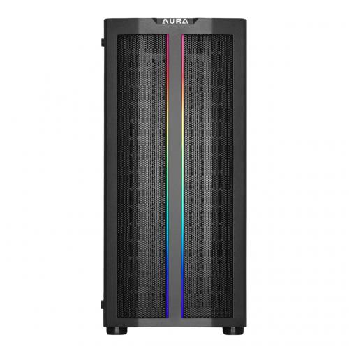 Корпус Gamdias AURA GC3 Tempered Glass без БЖ (4712960137141) Black (Відновлено продавцем, 886405) купити в Україні: Київ, Львів, Хмельницький, Тернопіль, Івано-Франківськ | Перевірка сумісності, низька ціна, відгуки, характеристики від TELEMART фото