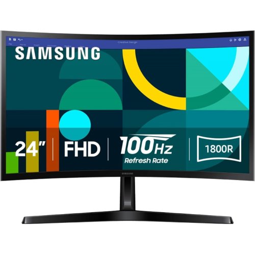 Монитор Samsung 24" Essential S3 (LS24D366GAIXCI) Black (Восстановлено продавцом, 886419) купить в Украине: Киев, Днепр, Харьков, Одесса  | Низкая цена, отзывы, характеристики от TELEMART фото