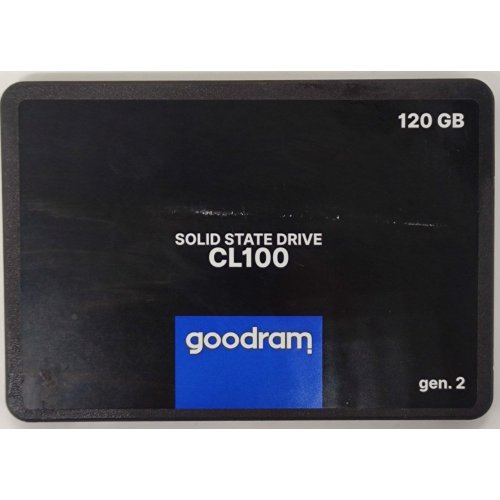 Ssd-диск GoodRAM CL100 Gen.2 3D NAND TLC 120GB 2.5" (SSDPR-CL100-120-G2) (Відновлено продавцем, 886427) купити в Україні: Київ, Львів, Хмельницький, Тернопіль, Івано-Франківськ | Перевірка сумісності, низька ціна, відгуки, характеристики від TELEMART фото