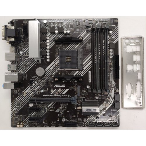 Материнская плата Asus Prime B450M-A II (sAM4, AMD B450) (Восстановлено продавцом, 886434) купить в Украине: Киев, Днепр, Харьков, Одесса  | Проверка совместимости, низкая цена, отзывы, характеристики от TELEMART фото