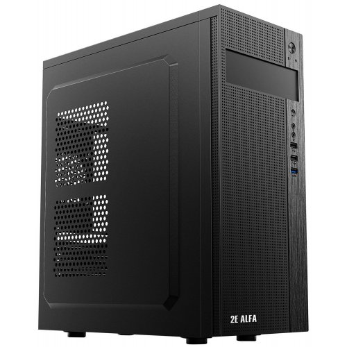Корпус 2E ALFA (2E-E185) без БП Black (Восстановлено продавцом, 886443) купить в Украине: Киев, Днепр, Харьков, Одесса  | Проверка совместимости, низкая цена, отзывы, характеристики от TELEMART фото