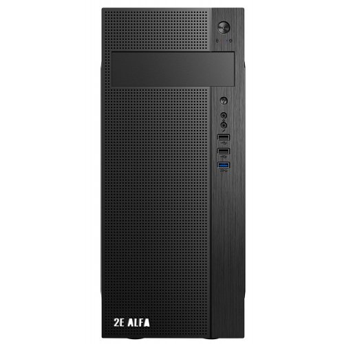 Корпус 2E ALFA (2E-E185) без БП Black (Восстановлено продавцом, 886443) купить в Украине: Киев, Днепр, Харьков, Одесса  | Проверка совместимости, низкая цена, отзывы, характеристики от TELEMART фото