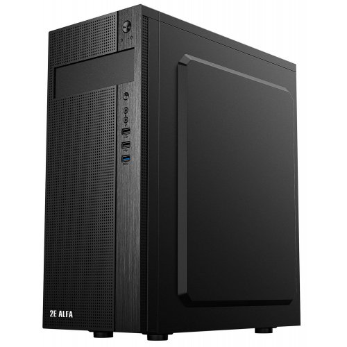 Корпус 2E ALFA (2E-E185) без БП Black (Восстановлено продавцом, 886443) купить в Украине: Киев, Днепр, Харьков, Одесса  | Проверка совместимости, низкая цена, отзывы, характеристики от TELEMART фото