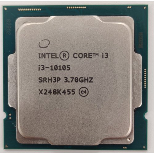 Процесор Intel Core i3-10105F 3.7(4.4)GHz 6MB s1200 Tray (CM8070104291323) (Відновлено продавцем, 886448) купити в Україні: Київ, Львів, Хмельницький, Тернопіль, Івано-Франківськ | Перевірка сумісності, низька ціна, відгуки, характеристики від TELEMART фото