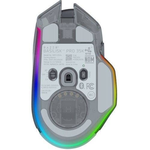 Мышка Razer Basilisk V3 Pro 35K Wireless (RZ01-05240400-R3G1) Phantom White купить в Украине: Киев, Днепр, Харьков, Одесса  | Низкая цена, отзывы, характеристики от TELEMART фото