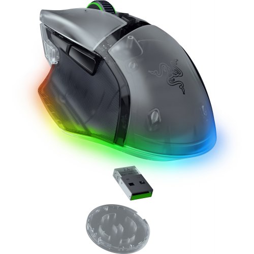Мышка Razer Basilisk V3 Pro 35K Wireless (RZ01-05240400-R3G1) Phantom White купить в Украине: Киев, Днепр, Харьков, Одесса  | Низкая цена, отзывы, характеристики от TELEMART фото