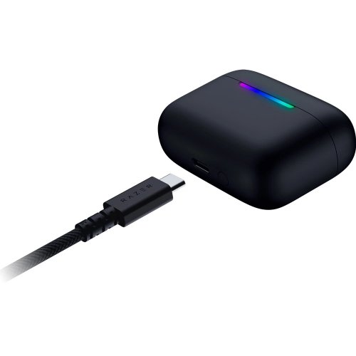 Навушники Razer Hammerhead V3 X Hyperspeed (RZ12-05620100-R3G1) Black купити в Україні: Київ, Львів, Хмельницький, Тернопіль, Івано-Франківськ | Низька ціна, відгуки, характеристики від TELEMART фото