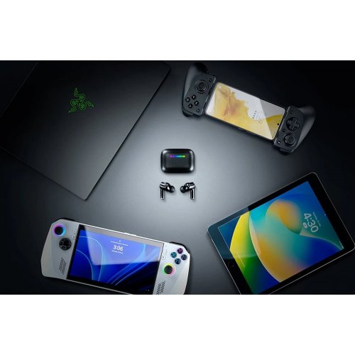 Навушники Razer Hammerhead V3 X Hyperspeed (RZ12-05620100-R3G1) Black купити в Україні: Київ, Львів, Хмельницький, Тернопіль, Івано-Франківськ | Низька ціна, відгуки, характеристики від TELEMART фото