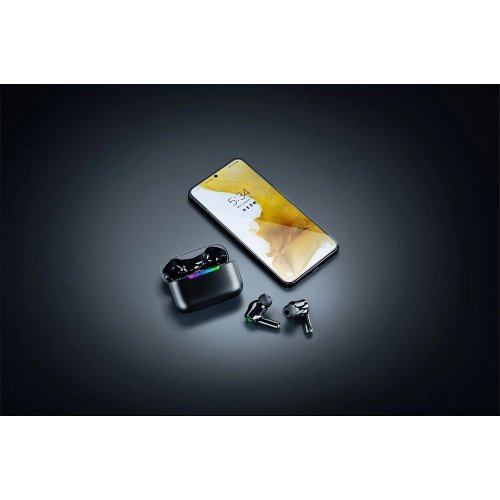 Навушники Razer Hammerhead V3 X Hyperspeed (RZ12-05620100-R3G1) Black купити в Україні: Київ, Львів, Хмельницький, Тернопіль, Івано-Франківськ | Низька ціна, відгуки, характеристики від TELEMART фото