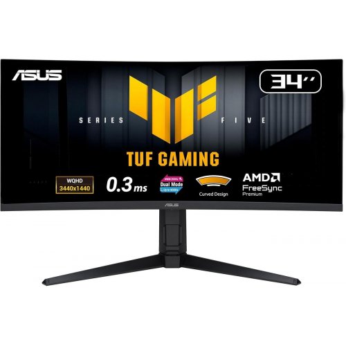 Монітор Asus 34" TUF Gaming VG34WQL5A (90LM0CI1-B01171) Black купити в Україні: Київ, Львів, Хмельницький, Тернопіль, Івано-Франківськ | Низька ціна, відгуки, характеристики від TELEMART фото