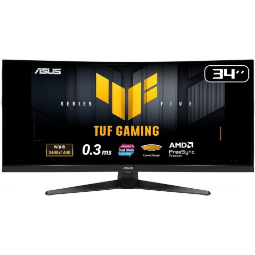 Монітор Asus 34" TUF Gaming VG34WQ5A (90LM0CP1-B01171) Black купити в Україні: Київ, Львів, Хмельницький, Тернопіль, Івано-Франківськ | Низька ціна, відгуки, характеристики від TELEMART фото