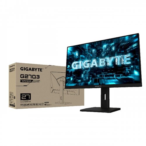 Монитор Gigabyte 27" G27Q3 Black купить в Украине: Киев, Днепр, Харьков, Одесса  | Низкая цена, отзывы, характеристики от TELEMART фото