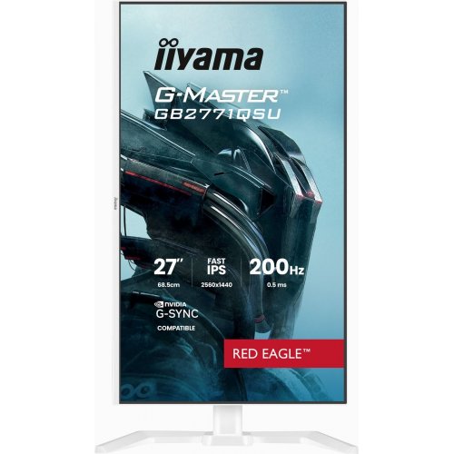 Монитор Iiyama 27" G-Master GB2771QSU-W1 White купить в Украине: Киев, Днепр, Харьков, Одесса  | Низкая цена, отзывы, характеристики от TELEMART фото