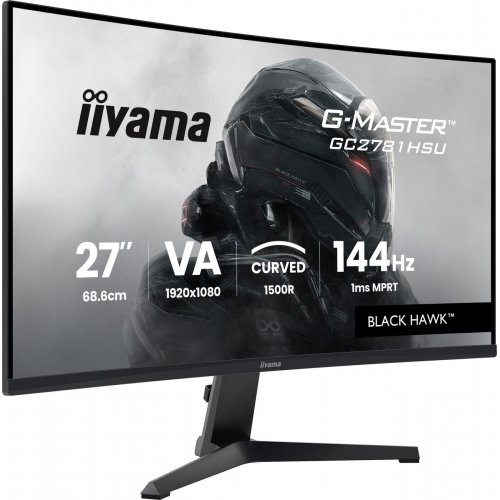Монитор Iiyama 27" G-Master GC2781HSU-B1 Black купить в Украине: Киев, Днепр, Харьков, Одесса  | Низкая цена, отзывы, характеристики от TELEMART фото