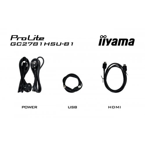 Монитор Iiyama 27" G-Master GC2781HSU-B1 Black купить в Украине: Киев, Днепр, Харьков, Одесса  | Низкая цена, отзывы, характеристики от TELEMART фото