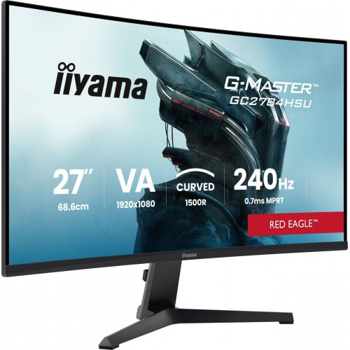 Монитор Iiyama 27" G-Master GC2784HSU-B1 Black купить в Украине: Киев, Днепр, Харьков, Одесса  | Низкая цена, отзывы, характеристики от TELEMART фото