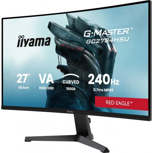 Монитор Iiyama 27" G-Master GC2784HSU-B1 Black купить в Украине: Киев, Днепр, Харьков, Одесса  | Низкая цена, отзывы, характеристики от TELEMART фото