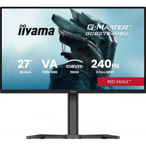 Монитор Iiyama 27" G-Master GCB2784HSU-B1 Black купить в Украине: Киев, Днепр, Харьков, Одесса  | Низкая цена, отзывы, характеристики от TELEMART фото