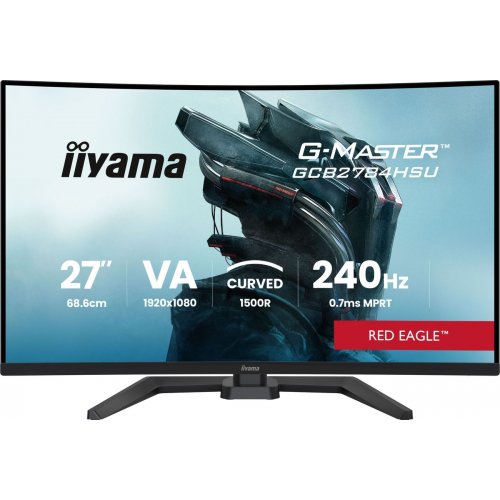 Монитор Iiyama 27" G-Master GCB2784HSU-B1 Black купить в Украине: Киев, Днепр, Харьков, Одесса  | Низкая цена, отзывы, характеристики от TELEMART фото