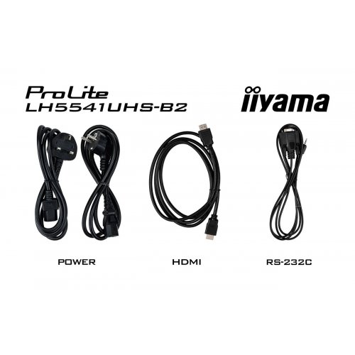 Монитор Iiyama 55" ProLite LH5541UHS-B2 Black купить в Украине: Киев, Днепр, Харьков, Одесса  | Низкая цена, отзывы, характеристики от TELEMART фото