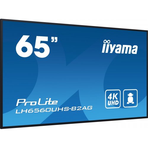 Монитор Iiyama 65" ProLite LH6560UHS-B2AG Black купить в Украине: Киев, Днепр, Харьков, Одесса  | Низкая цена, отзывы, характеристики от TELEMART фото
