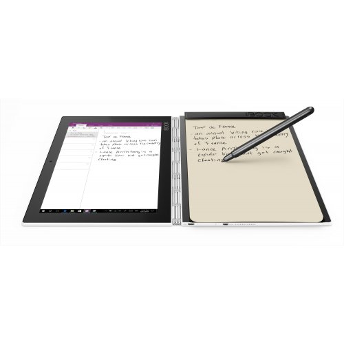 Планшет Lenovo YOGA Book YB1-X91L 4/128GB LTE (ZA160135UA) Pearl White купити в Україні: Київ, Львів, Хмельницький, Тернопіль, Івано-Франківськ | Низька ціна, відгуки, характеристики від TELEMART фото