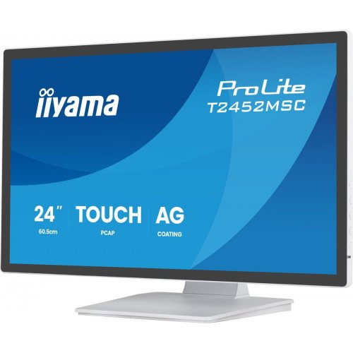 Монитор Iiyama 24" ProLite T2452MSC-W2AG White купить в Украине: Киев, Днепр, Харьков, Одесса  | Низкая цена, отзывы, характеристики от TELEMART фото
