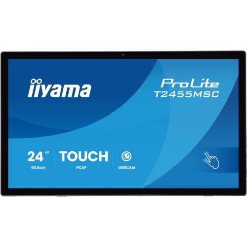 Монитор Iiyama 23.8" ProLite T2455MSC-B2 Black купить в Украине: Киев, Днепр, Харьков, Одесса  | Низкая цена, отзывы, характеристики от TELEMART фото