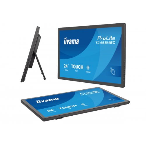 Монитор Iiyama 23.8" ProLite T2455MSC-B2 Black купить в Украине: Киев, Днепр, Харьков, Одесса  | Низкая цена, отзывы, характеристики от TELEMART фото