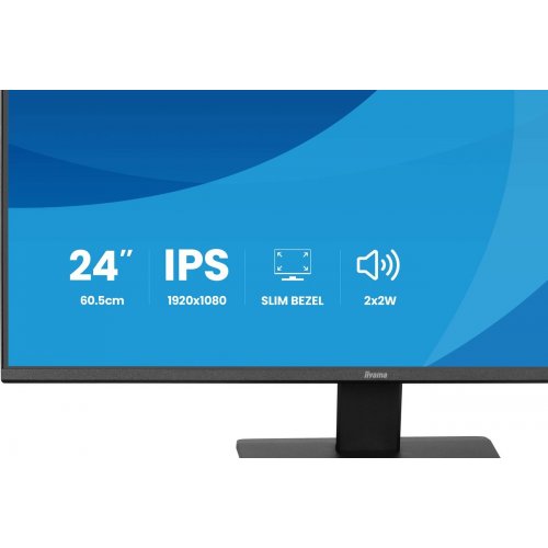 Монитор Iiyama 23.8" ProLite X2491HS-B1 Black купить в Украине: Киев, Днепр, Харьков, Одесса  | Низкая цена, отзывы, характеристики от TELEMART фото