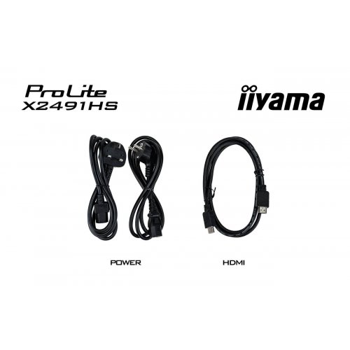 Монитор Iiyama 23.8" ProLite X2491HS-B1 Black купить в Украине: Киев, Днепр, Харьков, Одесса  | Низкая цена, отзывы, характеристики от TELEMART фото