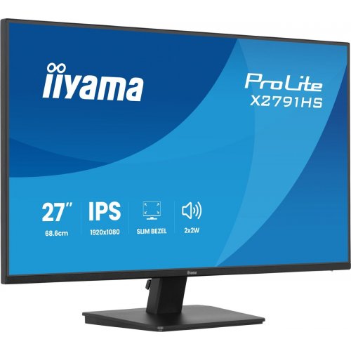 Монитор Iiyama 27" ProLite X2791HS-B1 Black купить в Украине: Киев, Днепр, Харьков, Одесса  | Низкая цена, отзывы, характеристики от TELEMART фото