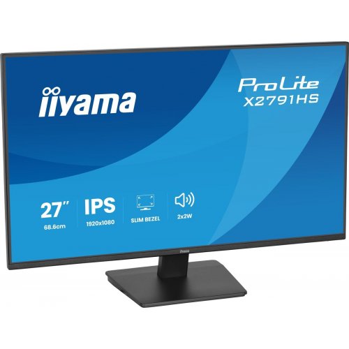 Монитор Iiyama 27" ProLite X2791HS-B1 Black купить в Украине: Киев, Днепр, Харьков, Одесса  | Низкая цена, отзывы, характеристики от TELEMART фото