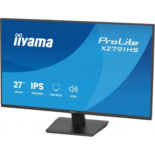 Монитор Iiyama 27" ProLite X2791HS-B1 Black купить в Украине: Киев, Днепр, Харьков, Одесса  | Низкая цена, отзывы, характеристики от TELEMART фото