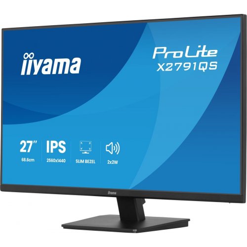 Монитор Iiyama 27" ProLite X2791QS-B1 Black купить в Украине: Киев, Днепр, Харьков, Одесса  | Низкая цена, отзывы, характеристики от TELEMART фото
