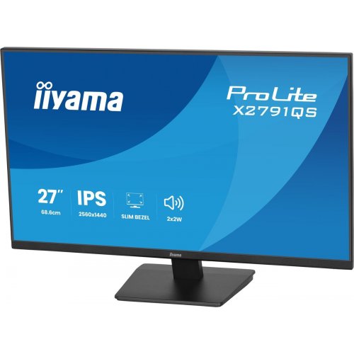 Монитор Iiyama 27" ProLite X2791QS-B1 Black купить в Украине: Киев, Днепр, Харьков, Одесса  | Низкая цена, отзывы, характеристики от TELEMART фото