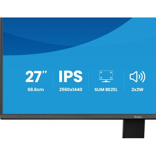 Монитор Iiyama 27" ProLite X2791QS-B1 Black купить в Украине: Киев, Днепр, Харьков, Одесса  | Низкая цена, отзывы, характеристики от TELEMART фото