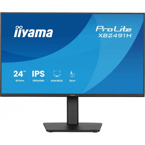 Монитор Iiyama 23.8" ProLite XB2491H-B1 Black купить в Украине: Киев, Днепр, Харьков, Одесса  | Низкая цена, отзывы, характеристики от TELEMART фото