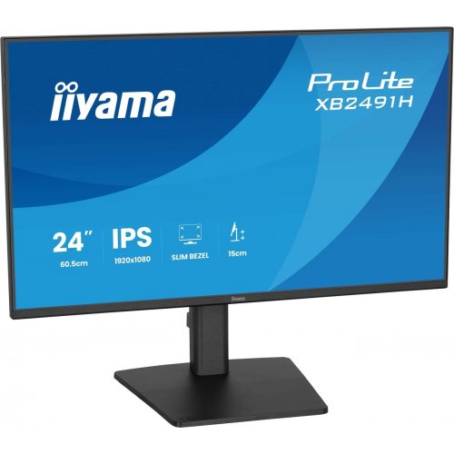 Монитор Iiyama 23.8" ProLite XB2491H-B1 Black купить в Украине: Киев, Днепр, Харьков, Одесса  | Низкая цена, отзывы, характеристики от TELEMART фото