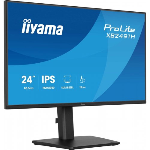 Монитор Iiyama 23.8" ProLite XB2491H-B1 Black купить в Украине: Киев, Днепр, Харьков, Одесса  | Низкая цена, отзывы, характеристики от TELEMART фото