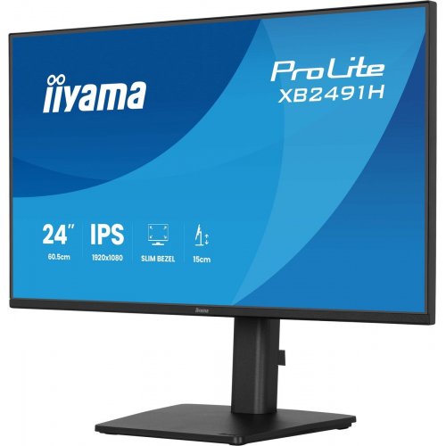 Монитор Iiyama 23.8" ProLite XB2491H-B1 Black купить в Украине: Киев, Днепр, Харьков, Одесса  | Низкая цена, отзывы, характеристики от TELEMART фото