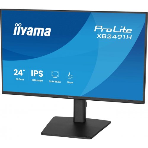 Монитор Iiyama 23.8" ProLite XB2491H-B1 Black купить в Украине: Киев, Днепр, Харьков, Одесса  | Низкая цена, отзывы, характеристики от TELEMART фото