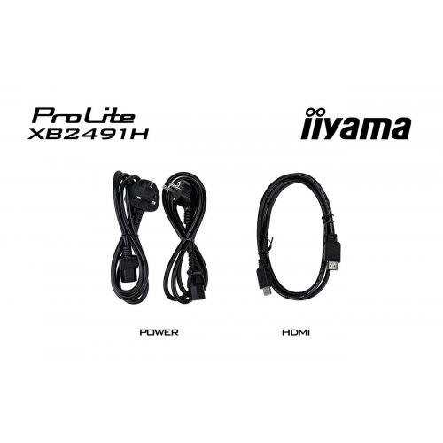 Монитор Iiyama 23.8" ProLite XB2491H-B1 Black купить в Украине: Киев, Днепр, Харьков, Одесса  | Низкая цена, отзывы, характеристики от TELEMART фото