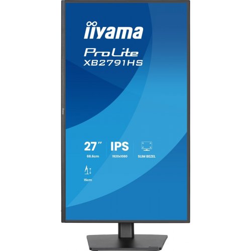 Монитор Iiyama 27" ProLite XB2791HS-B1 Black купить в Украине: Киев, Днепр, Харьков, Одесса  | Низкая цена, отзывы, характеристики от TELEMART фото