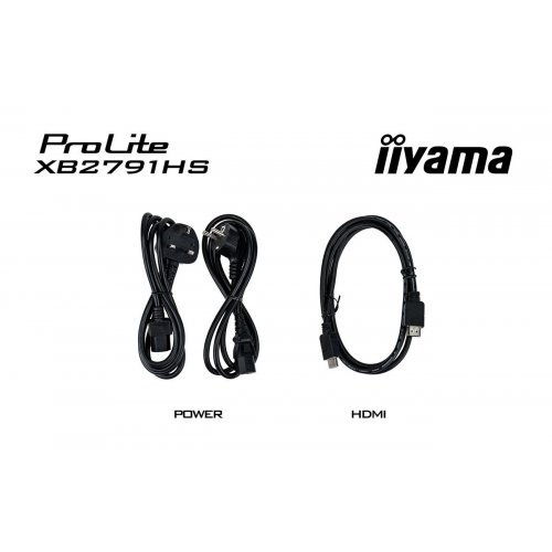 Монитор Iiyama 27" ProLite XB2791HS-B1 Black купить в Украине: Киев, Днепр, Харьков, Одесса  | Низкая цена, отзывы, характеристики от TELEMART фото