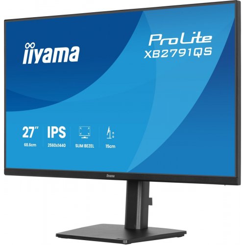 Монитор Iiyama 27" ProLite XB2791QS-B1 Black купить в Украине: Киев, Днепр, Харьков, Одесса  | Низкая цена, отзывы, характеристики от TELEMART фото