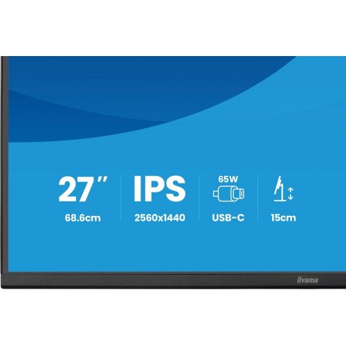 Монитор Iiyama 27" ProLite XB2797QSN-B1 Black купить в Украине: Киев, Днепр, Харьков, Одесса  | Низкая цена, отзывы, характеристики от TELEMART фото
