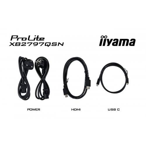 Монитор Iiyama 27" ProLite XB2797QSN-B1 Black купить в Украине: Киев, Днепр, Харьков, Одесса  | Низкая цена, отзывы, характеристики от TELEMART фото